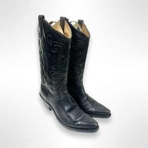 OLD WEST snip toe western boots